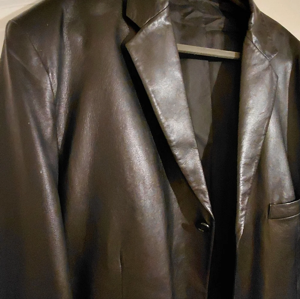 Vintage Black Leather Jacket